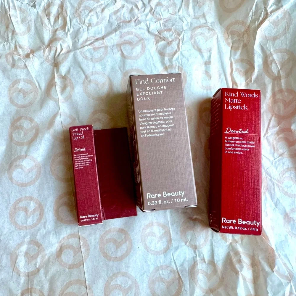NWT Rare Beauty by Selena Gomez Kind Words Matte Lipstick Devoted Bundle